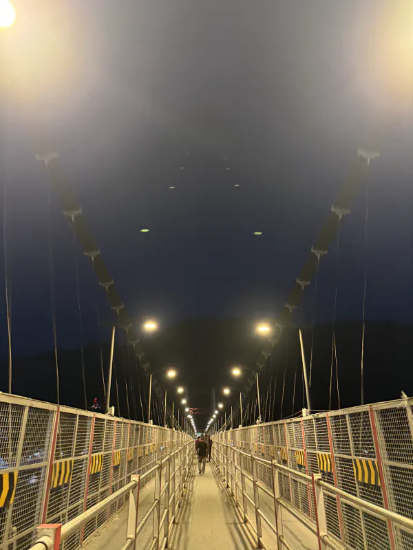 Janki Jhula bridge in Rishikesh