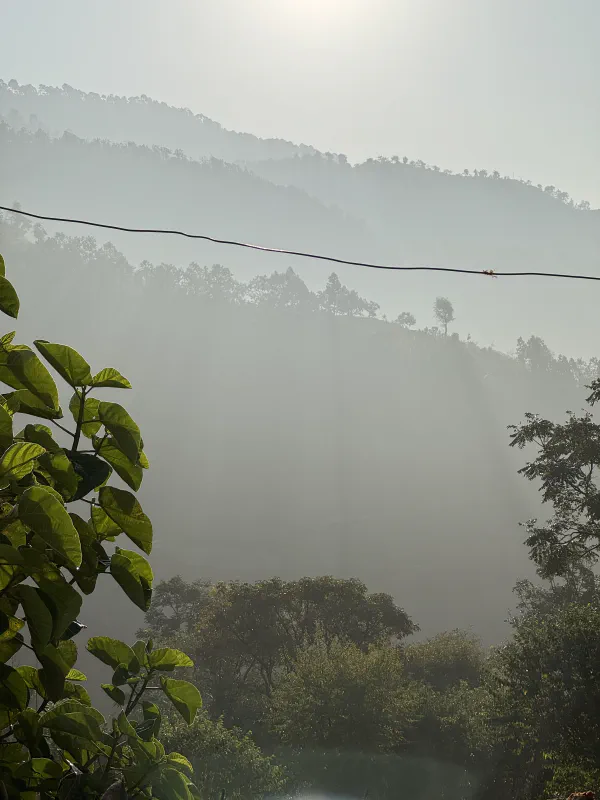 Morning view from my native place, Uttrakhand